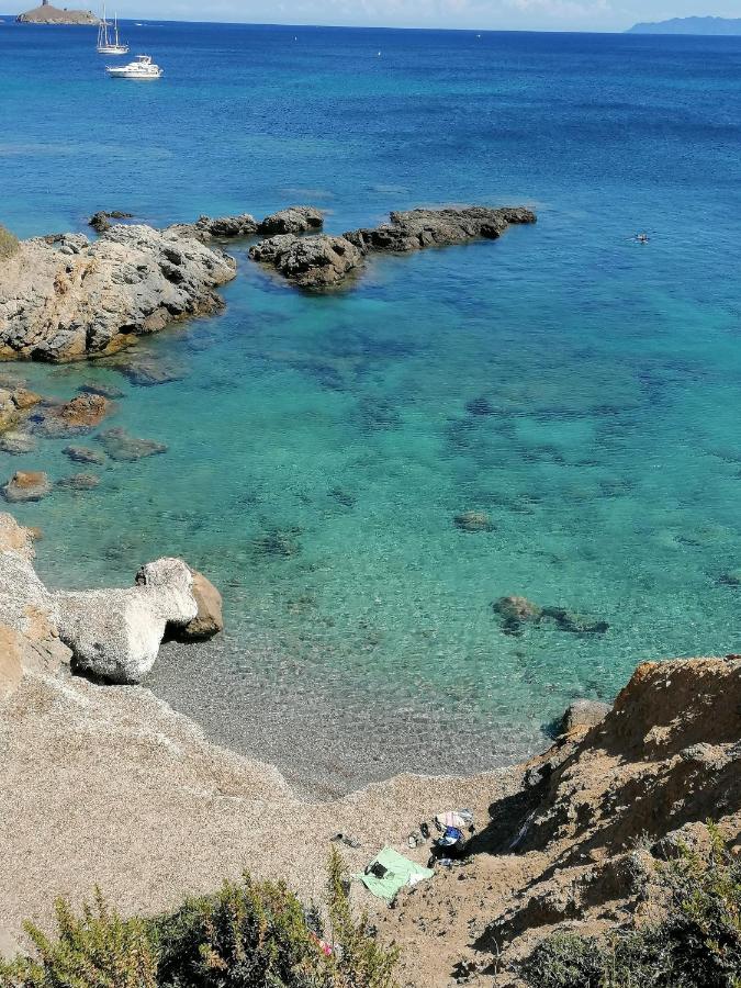 Coin De Paradis Vue Dominante Sur Mer, Montagne Et Tour Genoise Avec Jacuzzi Pino Zewnętrze zdjęcie